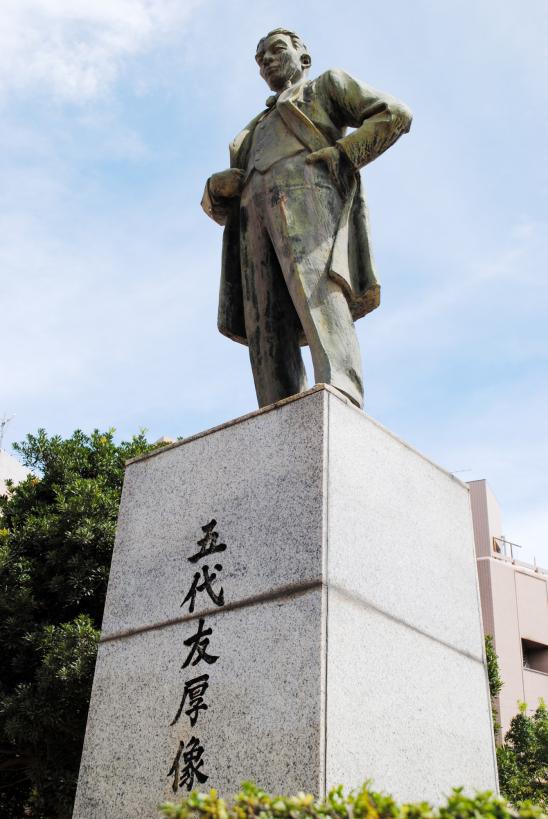 Bronze Statue of Tomoatsu Godai / 五代友厚銅像2