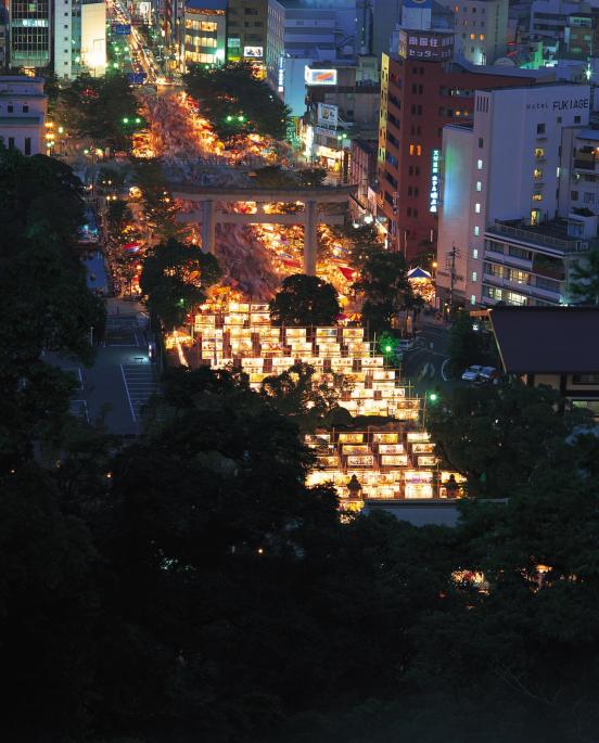 Rokugatsudo (Lantern Festival) / 照国神社六月灯