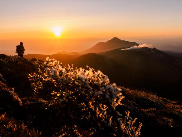 韓国岳山頂