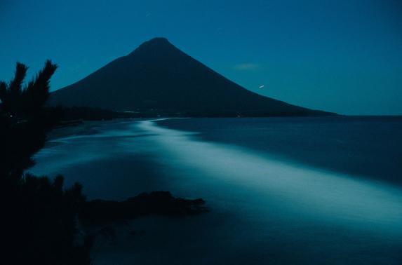Mt. Kaimon at night / 夜の開聞岳