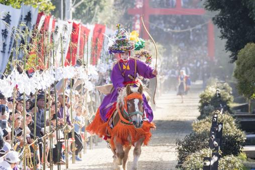 Koyama Yabusame Festival (Japanese horse archery) / 高山やぶさめ祭
