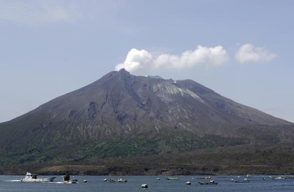 View of Sakurajima from Tarumizu① / 桜島（垂水より）1