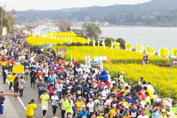 Ibusuki Nanohana Marathon / 菜の花マラソン3
