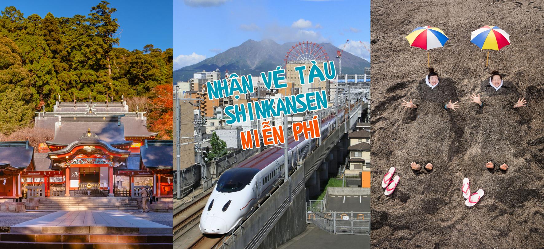 NHẬN VÉ TÀU SHINKANSEN MIỄN PH