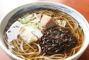 Mozuku-soba(Seaweed noodles)-1