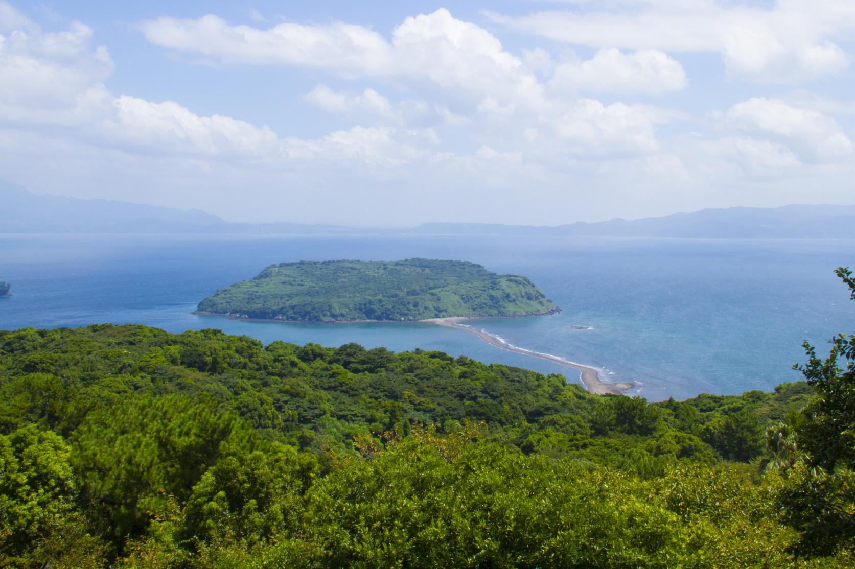  魚見岳（知林ヶ島望む） 