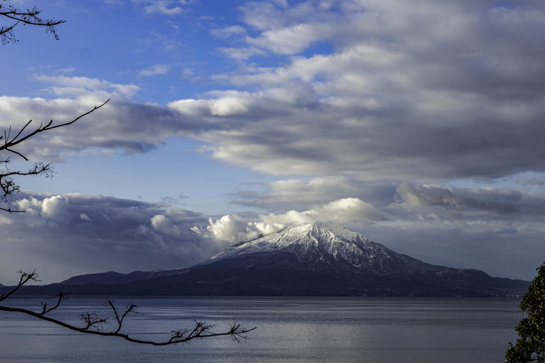 #白化粧の桜島&nbsp;#鹿児島市-1