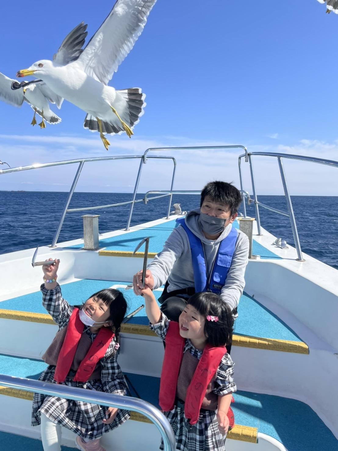 #ウミネコ餌付け体験&nbsp;#薩摩川内市甑島  初めての高速船、初めての甑島、初めての観光船!-1