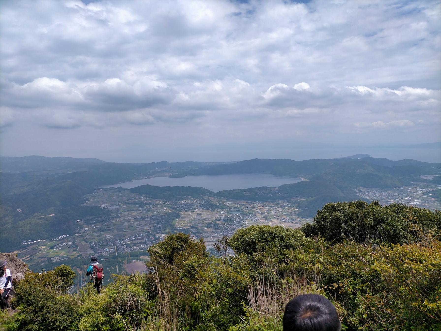 #開聞岳山頂から池田湖を望む&nbsp;#指宿市-1