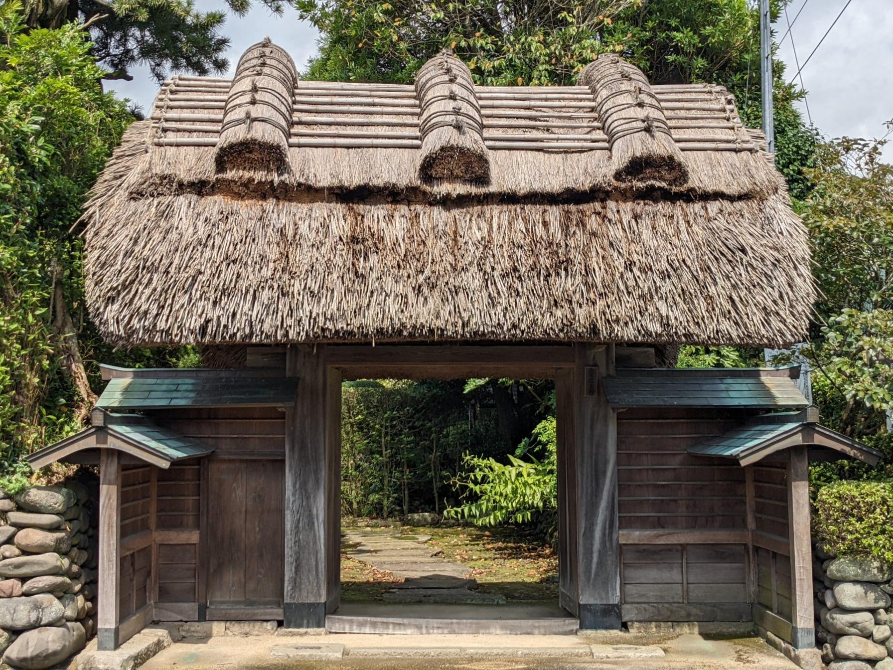#茅葺き門&nbsp;#薩摩川内市入来町-1