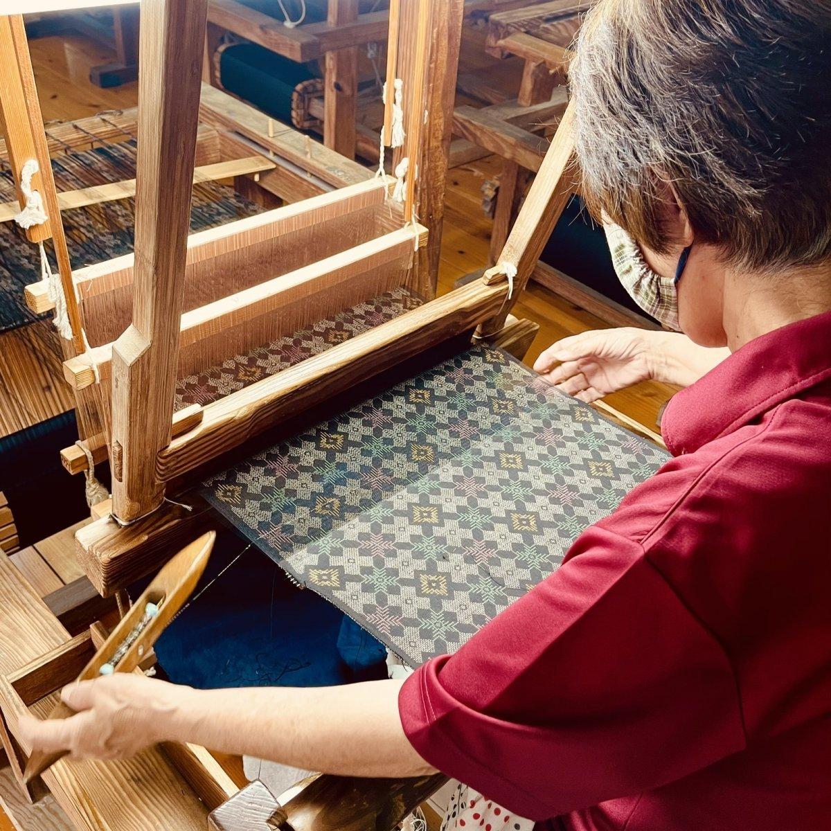 Oshima Tsumugi silk fabric-0
