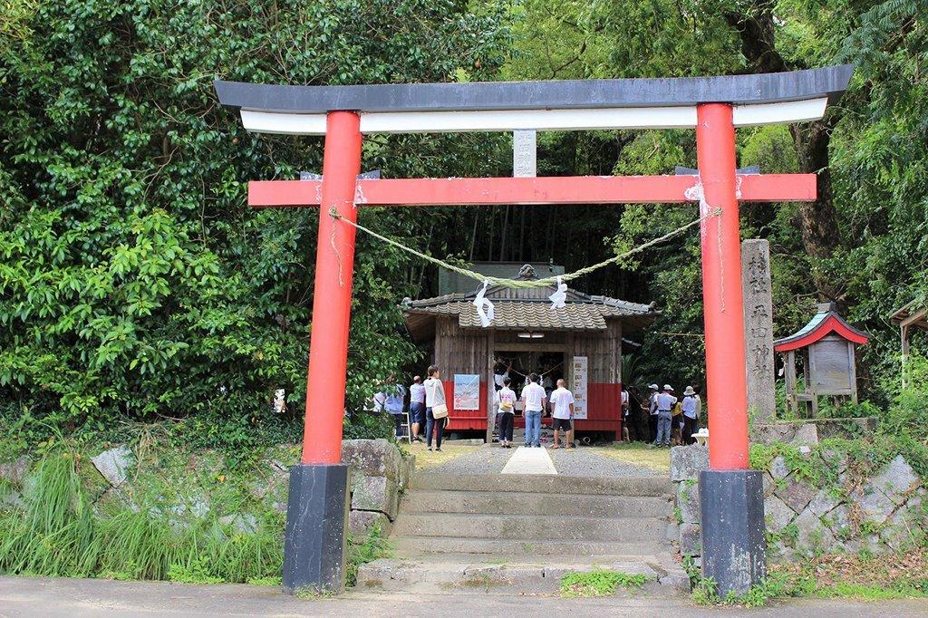 肝屬郡肝付町岸良 ‘納貢西東’(nagosidon)　夏越祭典-7