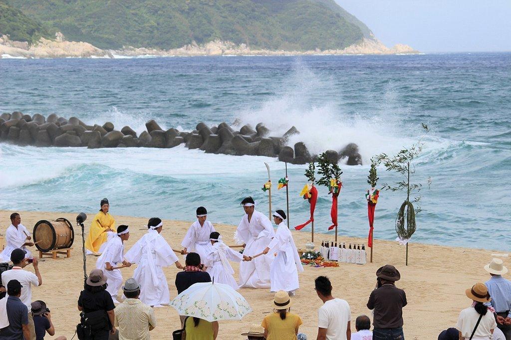 肝屬郡肝付町岸良 ‘納貢西東’(nagosidon)　夏越祭典-6