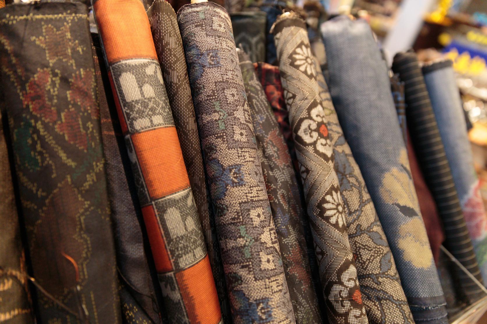 Oshima Tsumugi silk fabric-1
