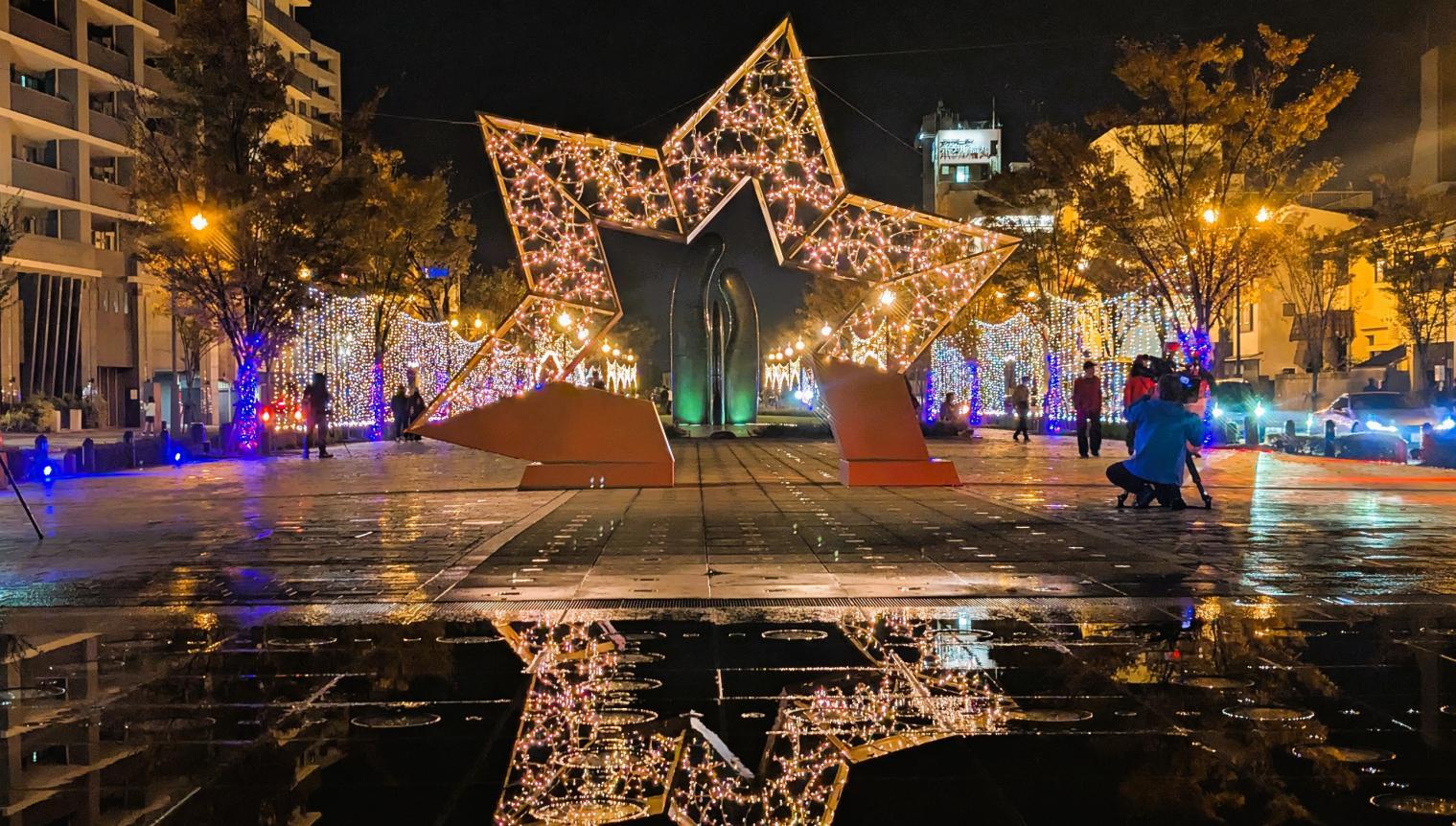 みなと大通り公園イルミネーション-0