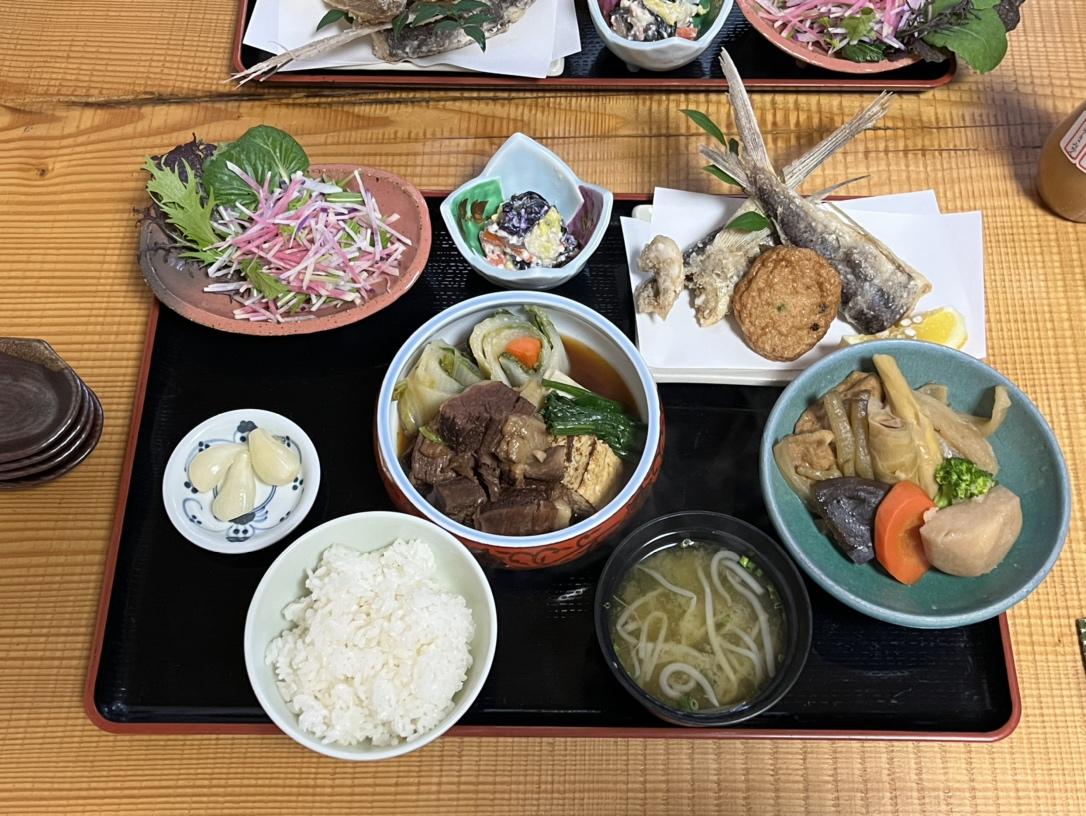 屋久島で縄文牛をいただく-4