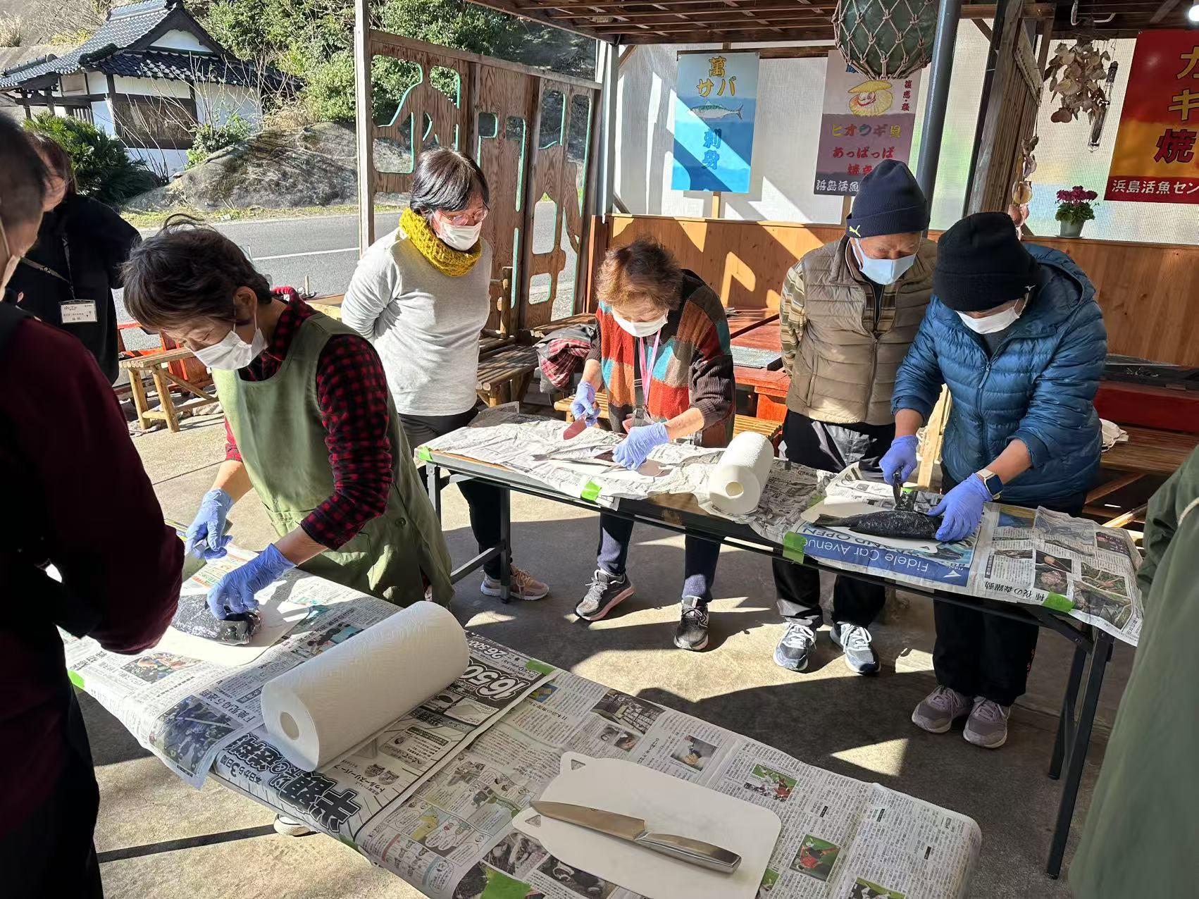 ブリ解体ショー・魚捌き体験-3