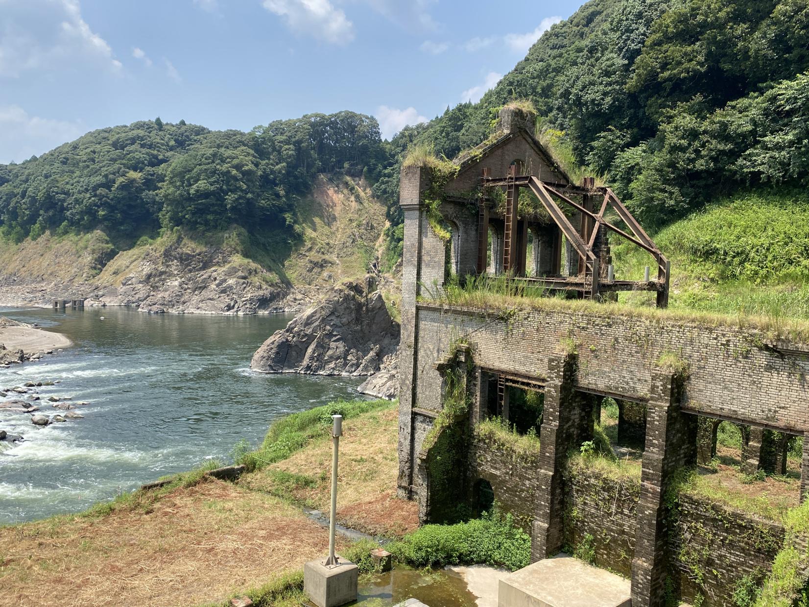 曽木の発電所遺構見学-2