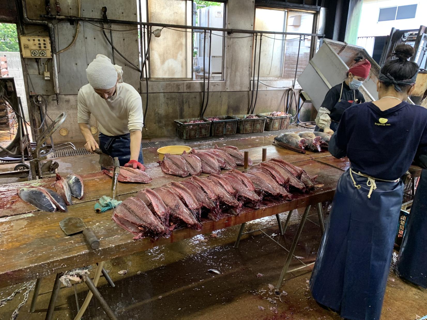 鰹節製造工程見学＆茶ぶし手作り体験付き（指宿市）-3