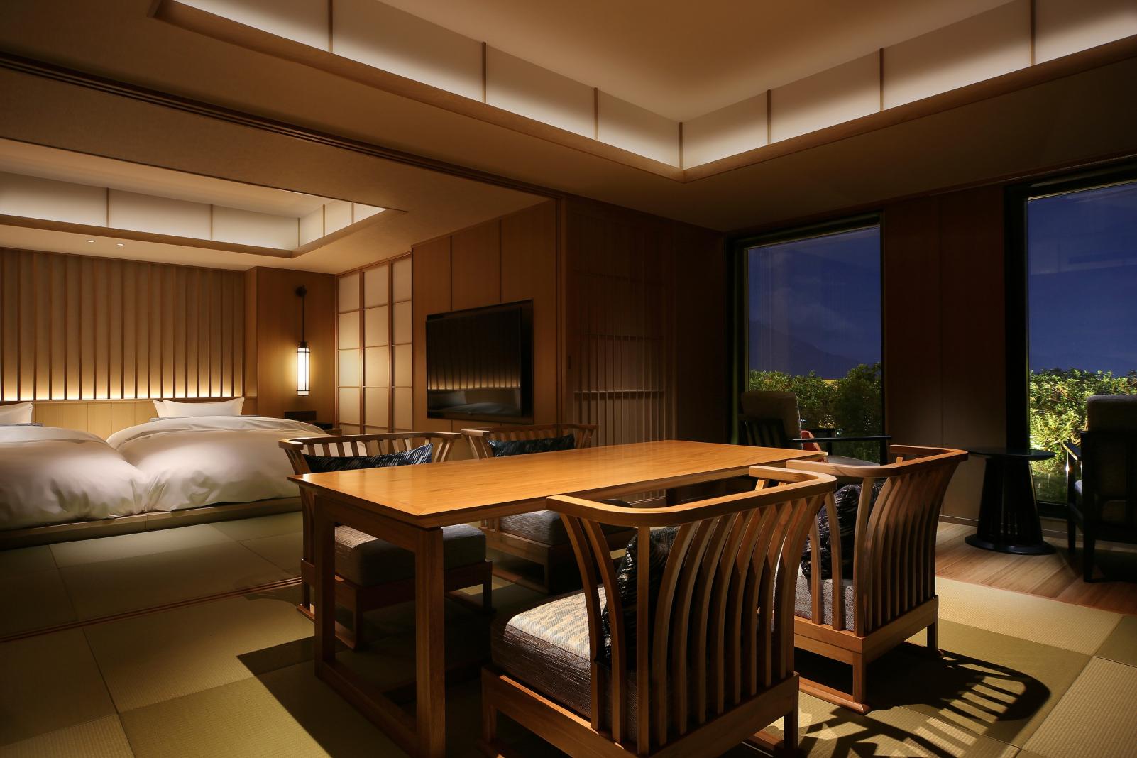 洗練された客室で贅沢なひと時を過ごす-3