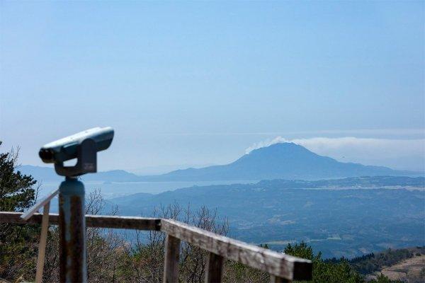 栗野岳枕木階段-0