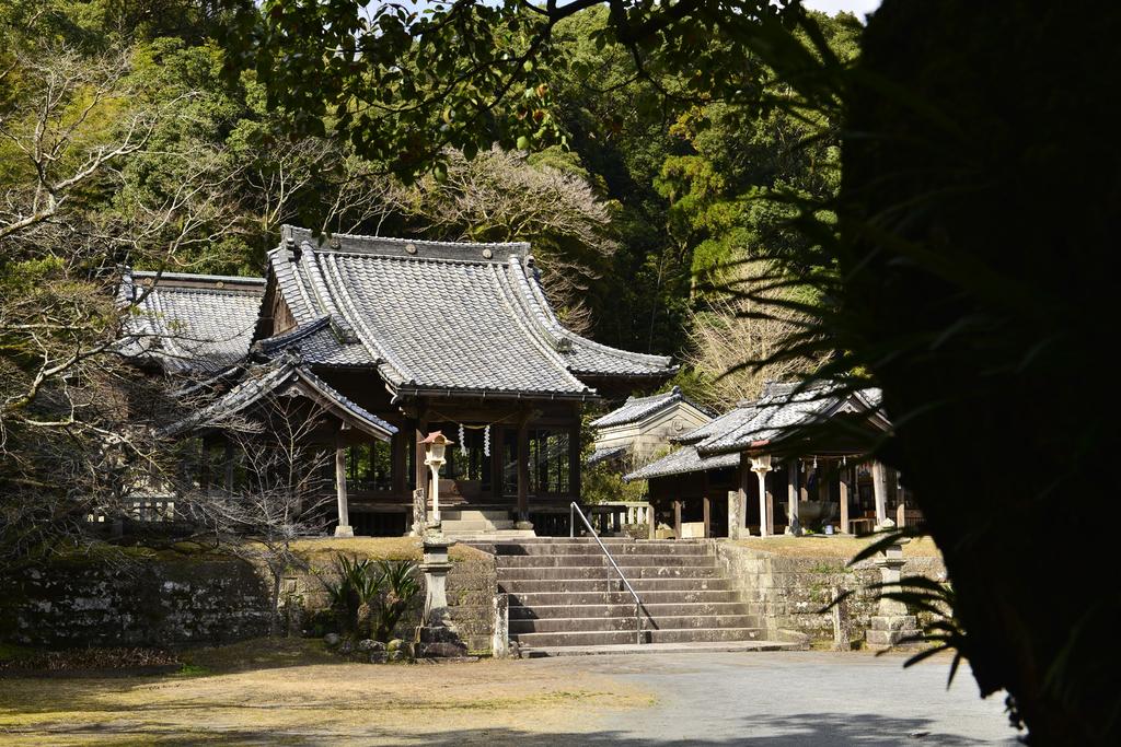 竹田神社といにしへの道（日新公いろは歌歌碑）-2