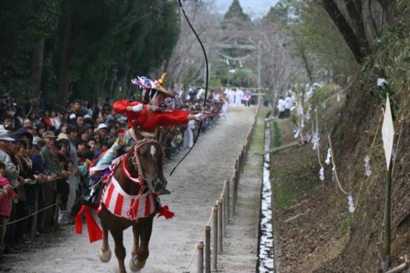 Sueyoshi Sumiyoshi Shrine Yabusame (Horseback Archery)-3