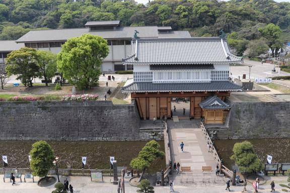 鶴丸城 御楼門-2
