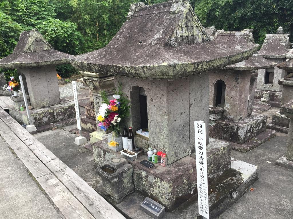 園林寺跡（小松家墓地）-1