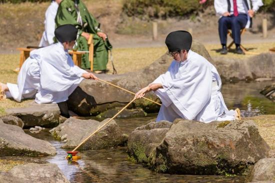 仙巌園　曲水の宴-2