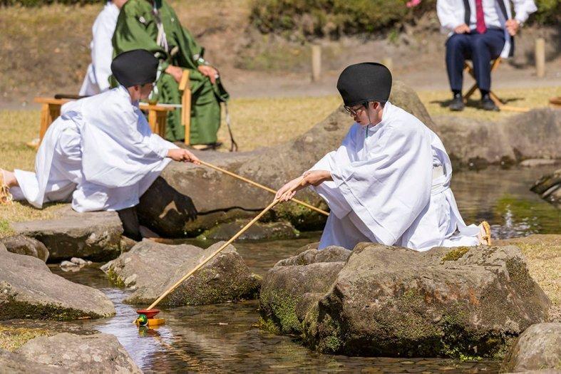 仙巌園　曲水の宴-2