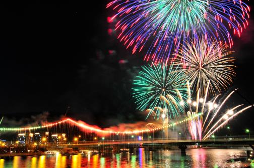 Sendaigawa River Fireworks Display-0