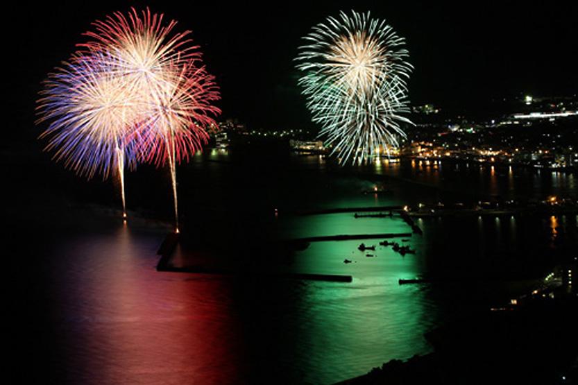 2023　第76回指宿温泉祭　花火大会-1