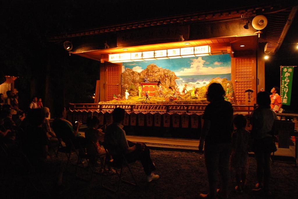 豊玉姫神社六月灯・水車からくり-1