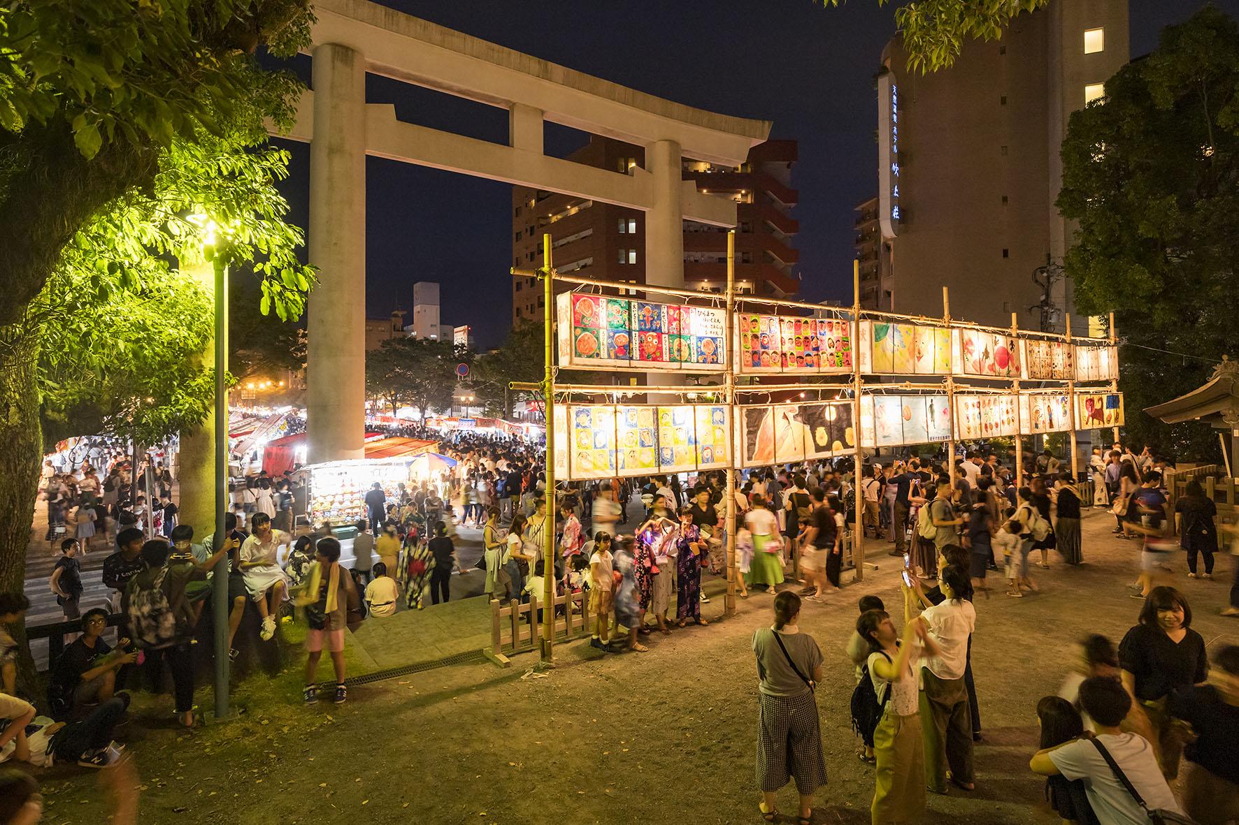 Terukuni Shrine Rokugatsudo lantern festival-4