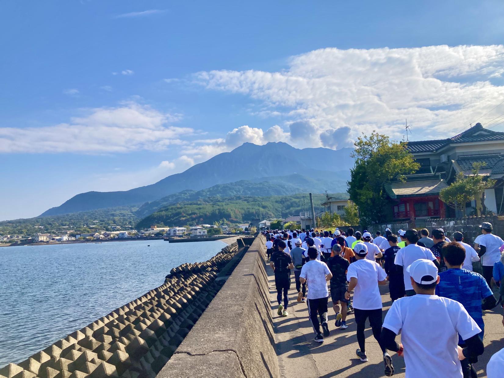 Running Sakurajima-1