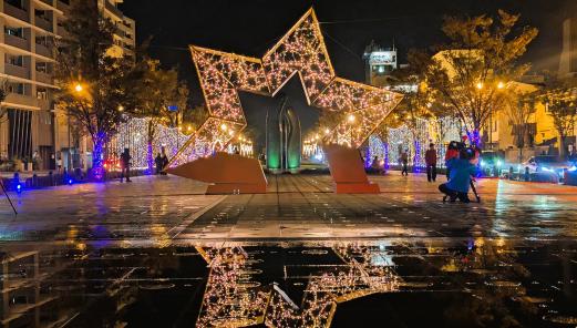 みなと大通り公園イルミネーション-0