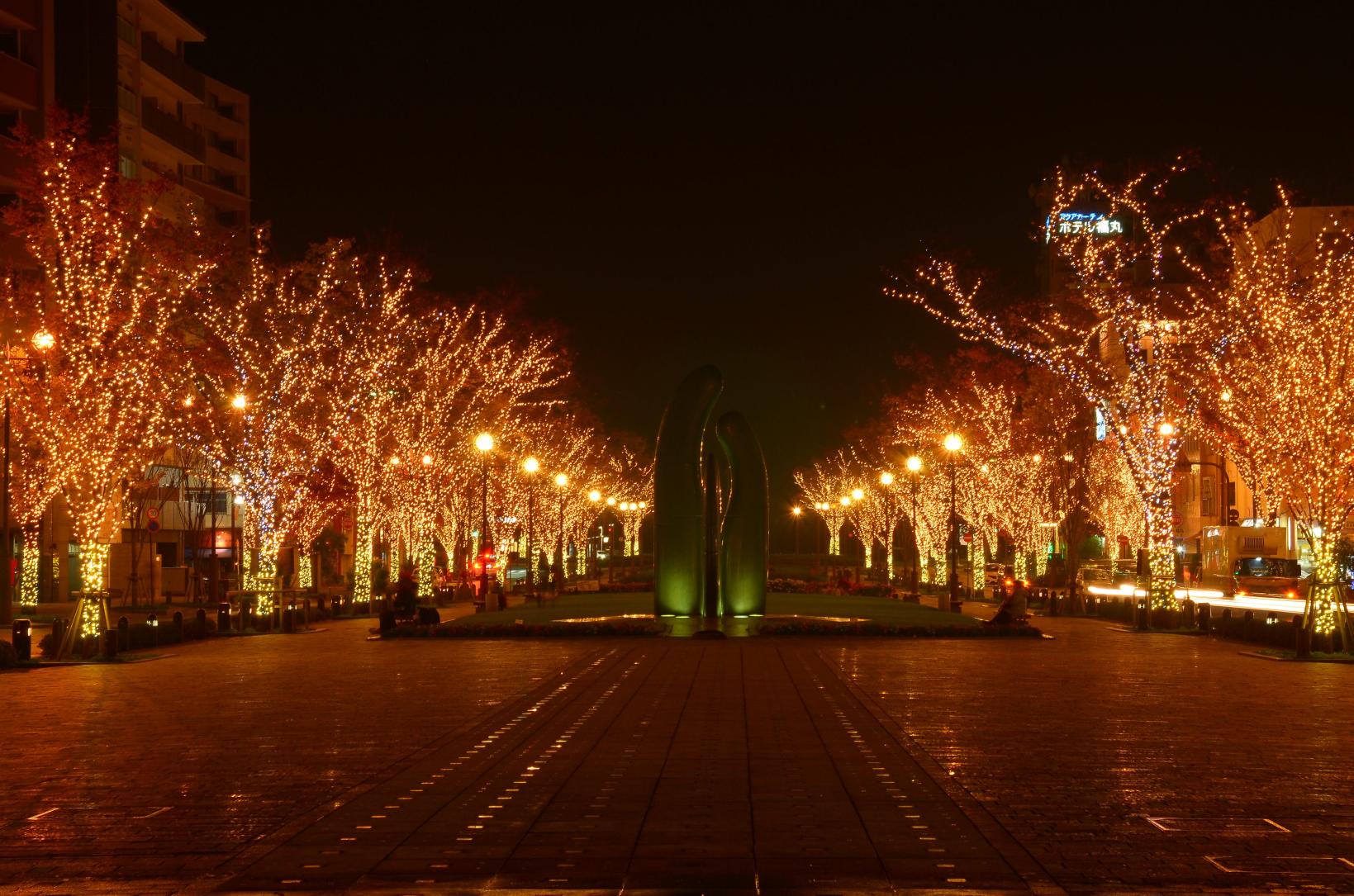 Minato Odori Park Illumination-4