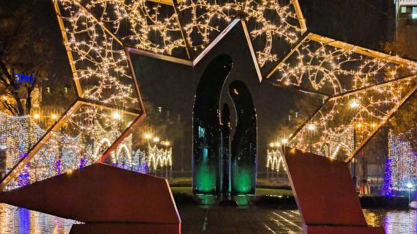 みなと大通り公園イルミネーション-4