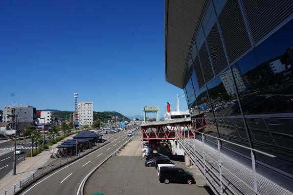 가고시마 시가지 측 사쿠라지마 페리 터미널(가고시마본항 측)-6