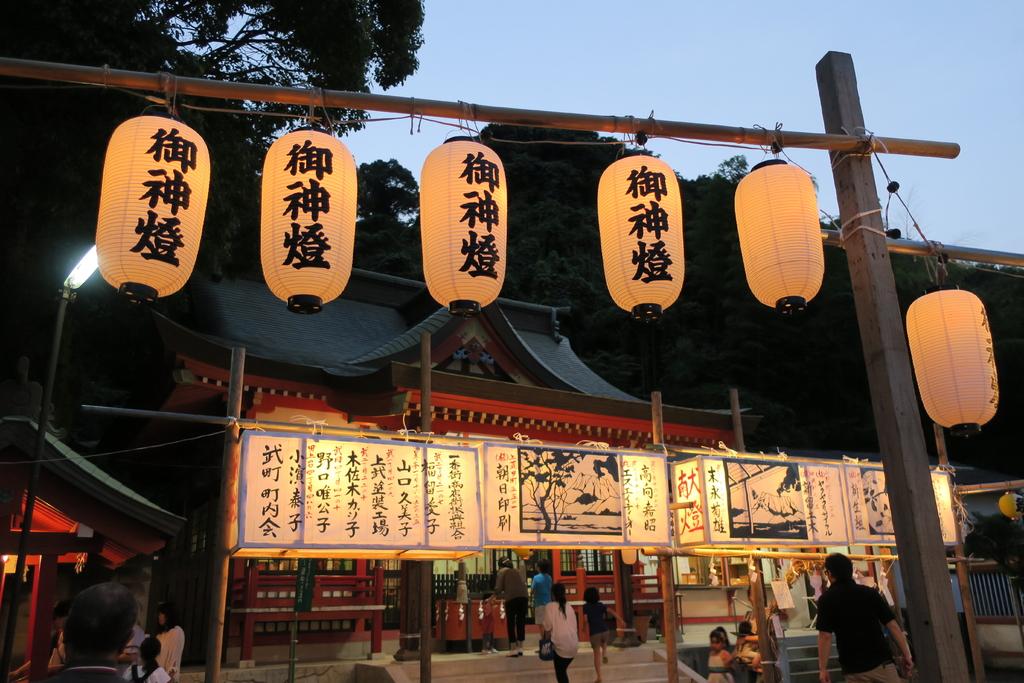 建部神社六月灯-1