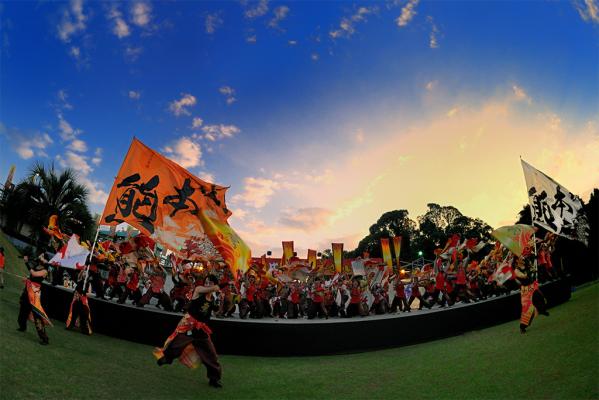 市比野温泉よさこい祭り-1