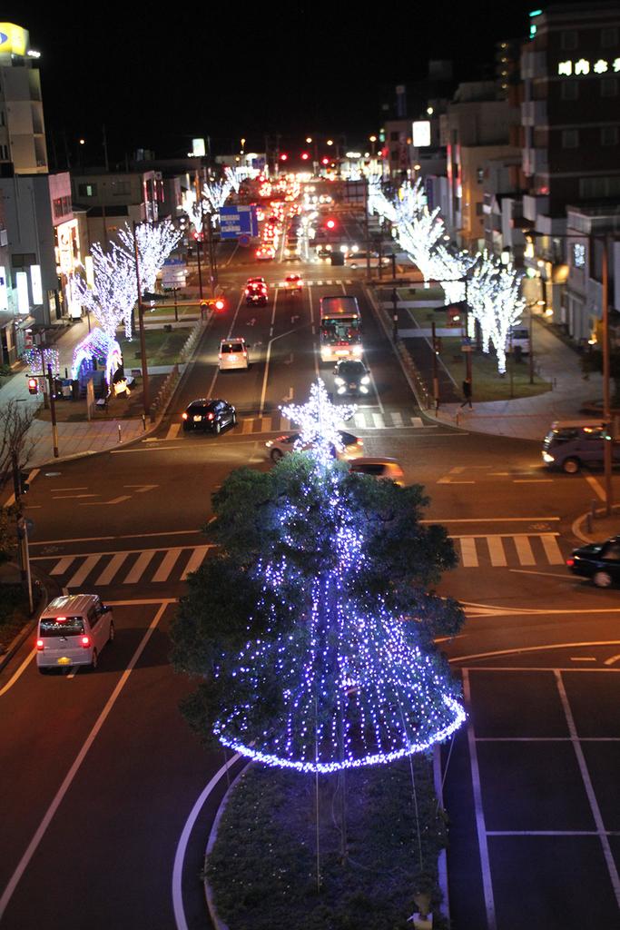 【2024】川内駅前ウィンターイルミネーション-1