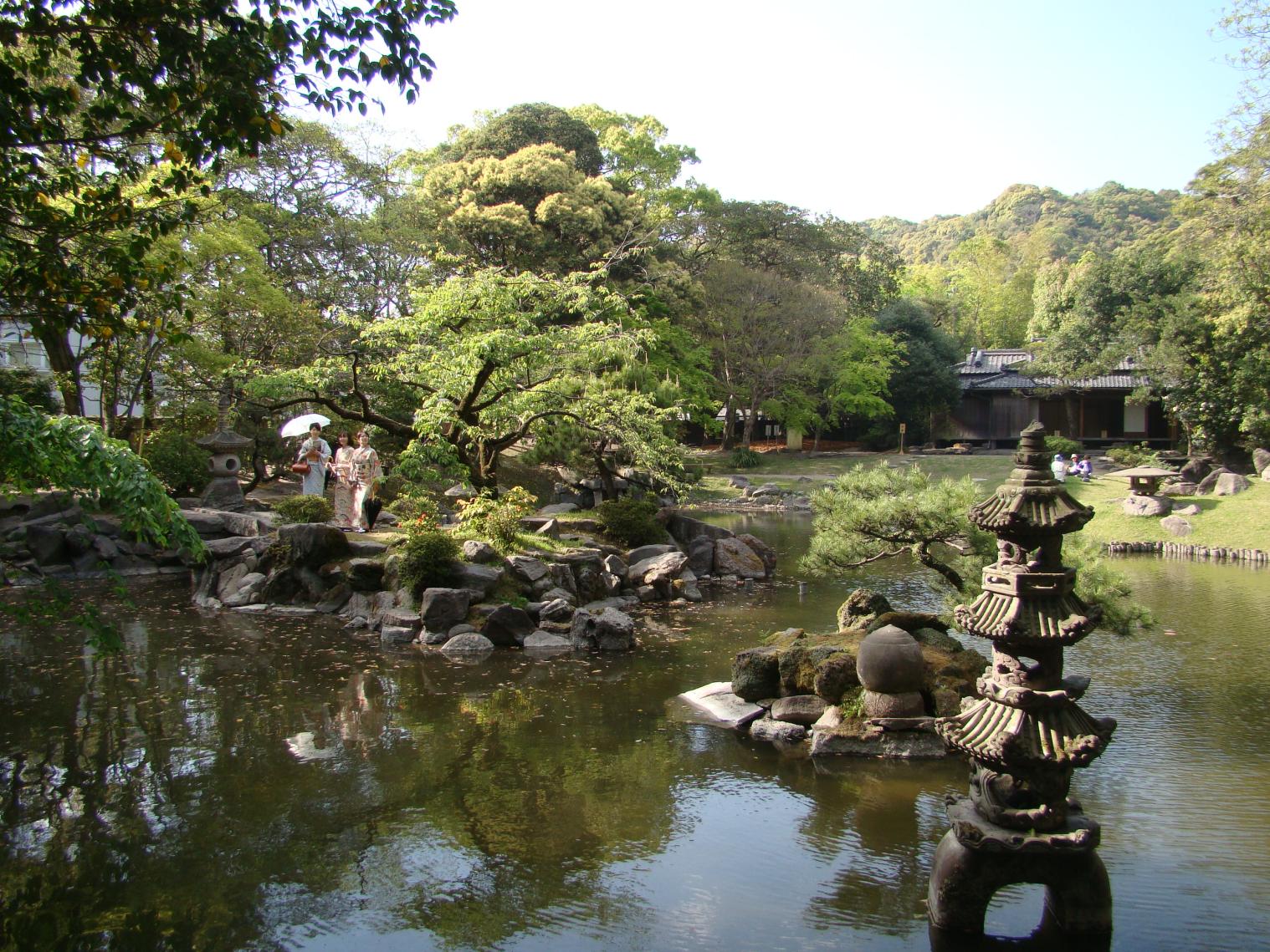 旧島津氏玉里邸庭園-1