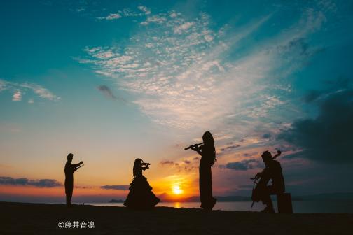 神川ビーチ　影絵の祭典-0