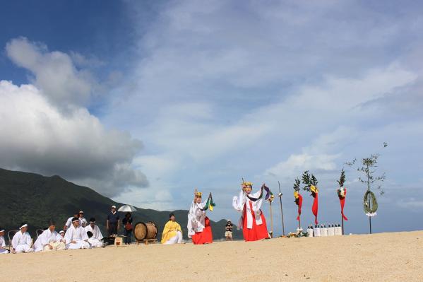 肝屬郡肝付町岸良  ‘納貢西東’(nagosidon)　夏越祭典-5