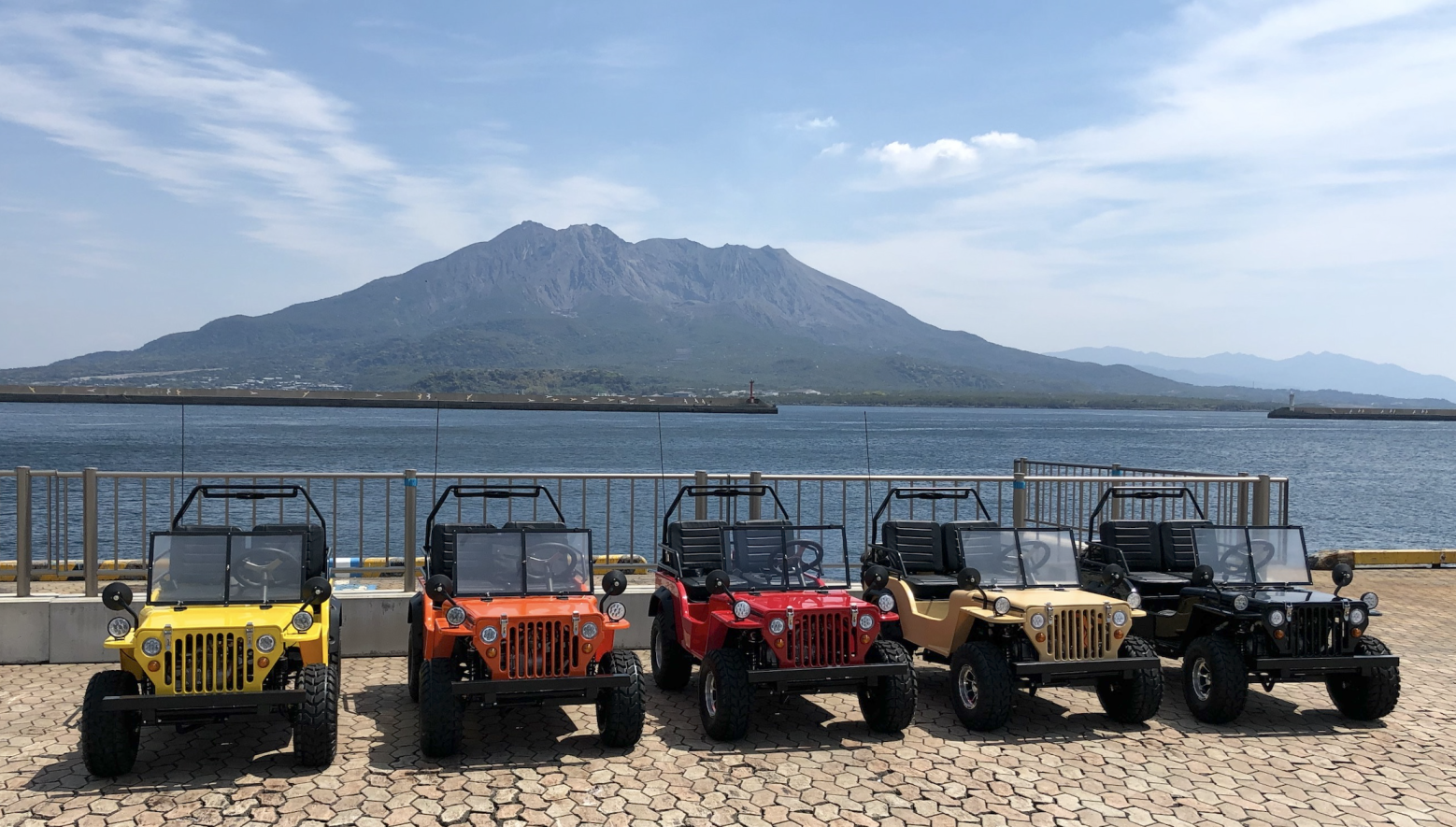 Kagoshima Sightseeing in a Mini Jeep home!-6