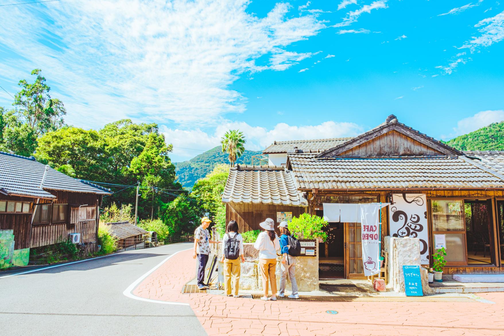 歴史的秘湯「鰻温泉」でのまち歩きとスメ料理体験-7