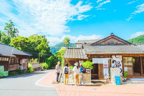 歴史的秘湯「鰻温泉」でのまち歩きとスメ料理体験-7