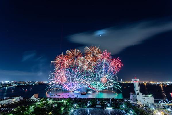 【2025】桜島と芸術花火-4